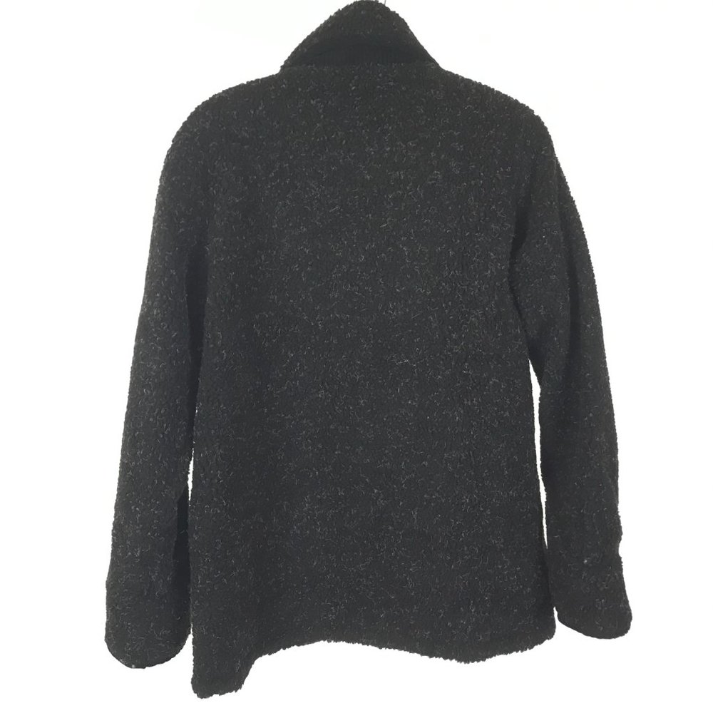 NWT Tudor Court Black Berber Fleece Coat Size PL - Picture 4 of 4